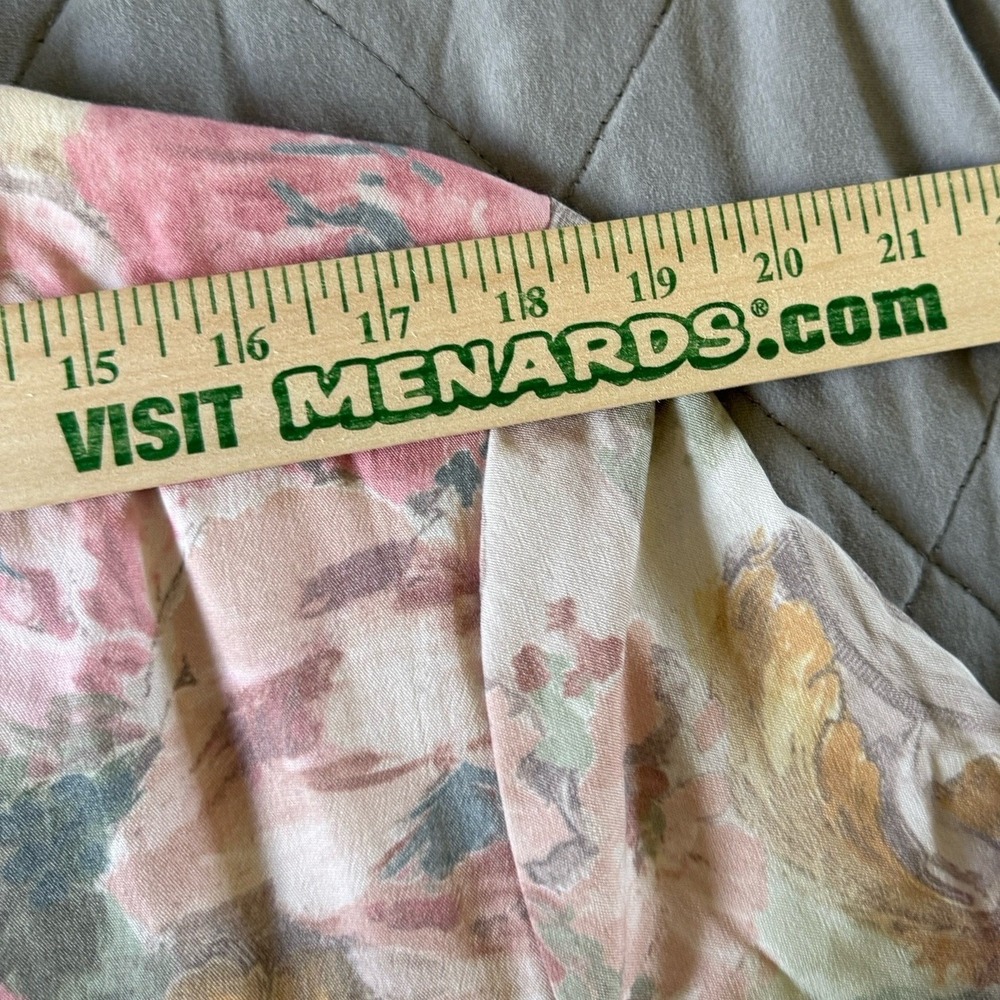 Toni Garment CC Magic VTG 80s Pastel Floral Oversized Blazer M/L Rayon USA Made - Picture 12 of 13